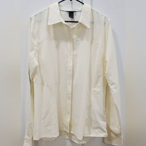 Marmot XL Off-White Button-Up Shirt